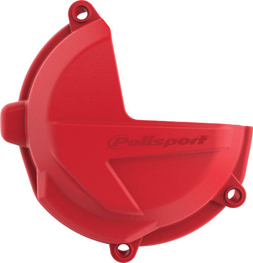 Polisport Clutch Cover Protector for Off-Road Bikes - Red, Part Number 8465800002