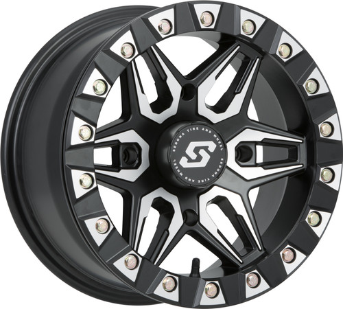 Sedona Split 6 Beadlock Wheel 14x7 - 6+1 Offset in Satin Black/Machined or Bronze