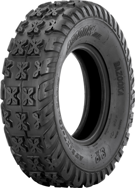 The Bazooka MX/X-Country features 4 ply construction and a race-grade high-silica rubber compound that offers incredible traction and ultra long tread wear.  Only the best quality materials are used in the carcass design and large sidewall lugs in...