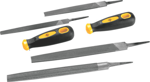 Performance Tool W5390 6-Piece File Set with Carbon Steel Files and Handles