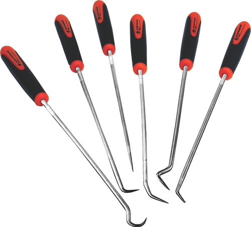 Performance Tool W942 6-Piece Hook and Pick Set for Automotive and Precision Work