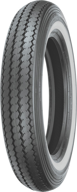 Shinko Tire Classic 240 Front W/W 100/90-19 63H Bias Tire with Modern Performance