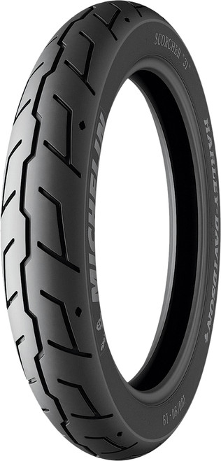 MICHELIN Scorcher 31 Front Tire for Harley-Davidson Dyna, Sportster & Touring Models - 130/60B19 61H