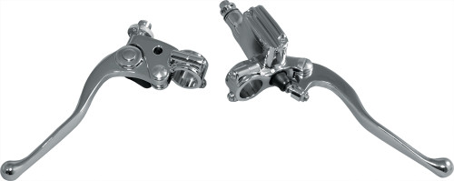 HardDrive Old School Hand Controls Chrome for Bobbers and Choppers, Part #166095