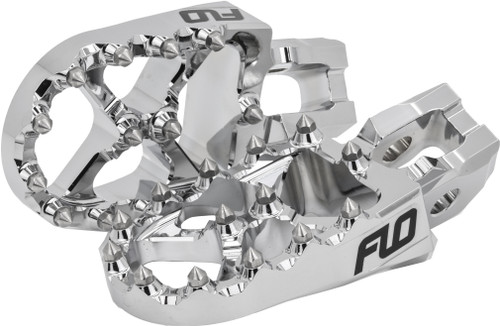 FLO MOTORSPORTS Flo Footpeg Chrome for KTM and Husky - Part FPEG-795-2CR