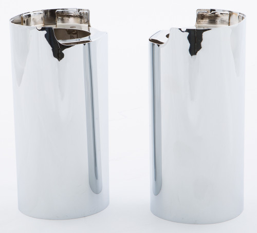 HARDDRIVE Upper Fork Tube Covers Chrome Touring 14 Up - Part 302603