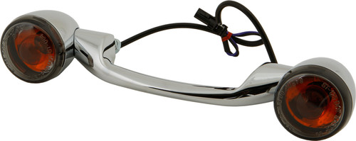 HardDrive Turnsignal Light Bar with Smoke Lenses and Chrome Finish (Part 161802)