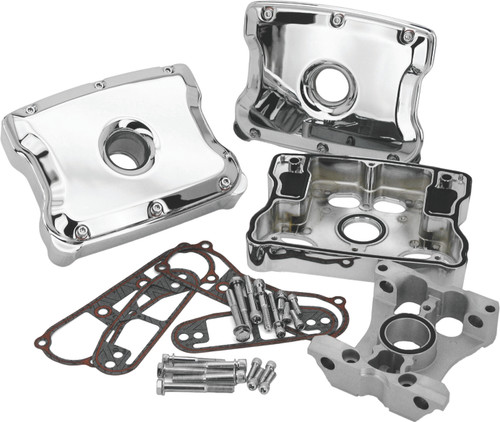 HardDrive Chrome Rocker Box Kit for Harley Big Twins and Sportsters - Part #037025