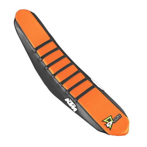 D-COR Seat Cover for KTM SX/F 250 & 450 – Black/Orange/Black