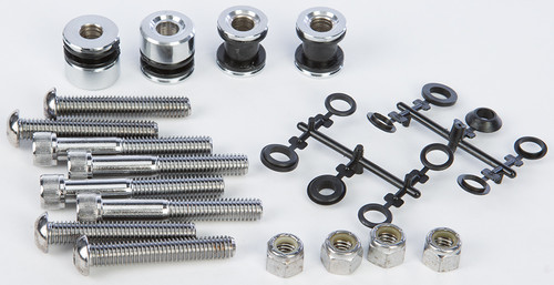 HardDrive Chrome Docking Hardware Kit for Softail 1984-1999 with Flsts – Part 086095