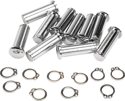 HardDrive Pivot Pin & Circlip Clutch Kit for Harley-Davidson 2008-2020 Flh - Chrome or Black