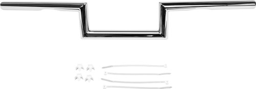HARDDRIVE 21-225 1-Inch Z Bar Dimpled Chrome for 82-Up Applications