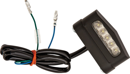 HardDrive L12-6024ABE 3D License Plate Light with 5 LED Bulbs - Black