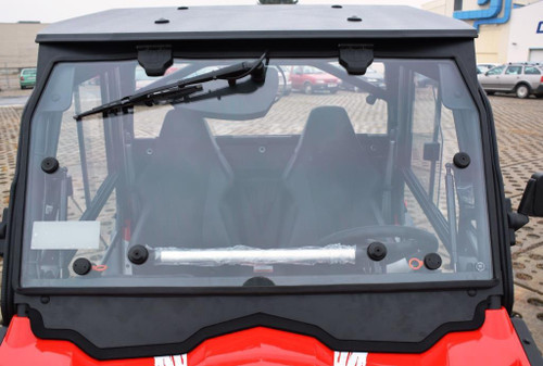 Open Trail Kolpin Full UTV Cab with Safety Glass Windshield and Polycarbonate Doors
