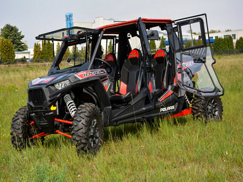 Open Trail Full UTV Cab with Safety Glass Windshield and Polycarbonate Doors