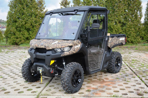 Open Trail Kolpin Full UTV Cab with Safety Glass Windshield and Sound-Insulated Roof