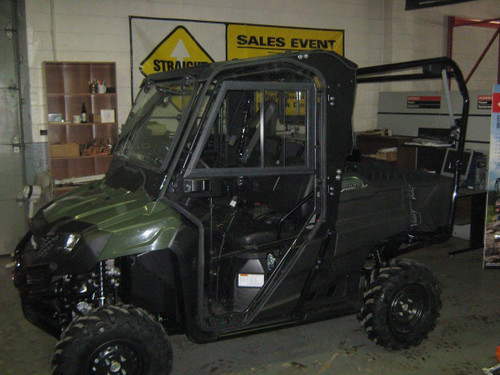 Open Trail Full UTV Cab with Safety Glass Windshield and Sound-Insulated Roof