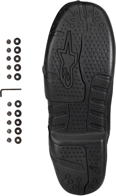 Alpinestars Tech 7S Sole Black Size 6 - Durable Off-Road Motorcycle Footwear Part