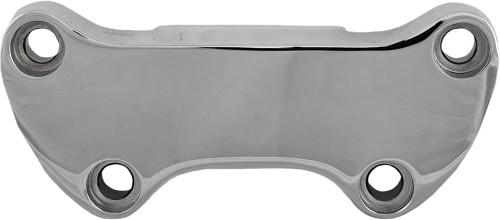 HardDrive 03-0106A-NU H Bar Clamp Smooth with Skirt Chrome