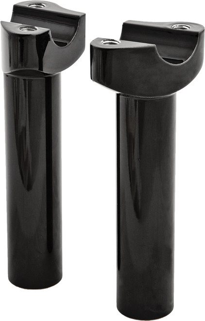 HardDrive H Bar Risers 5.5 Inch Straight Black for 1 Inch Bars, Part Number 04-574