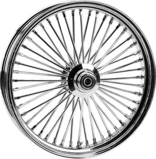 HardDrive 576-04239 Fr 48 Spoke Chrome Wheel - 23x3.5 Wide Hub for 2000 and Up Models