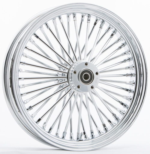HardDrive 576-04156 21-Inch Chrome Spoked Front Wheel with 48-Spoke Pattern for Custom Harley Davidson Bikes