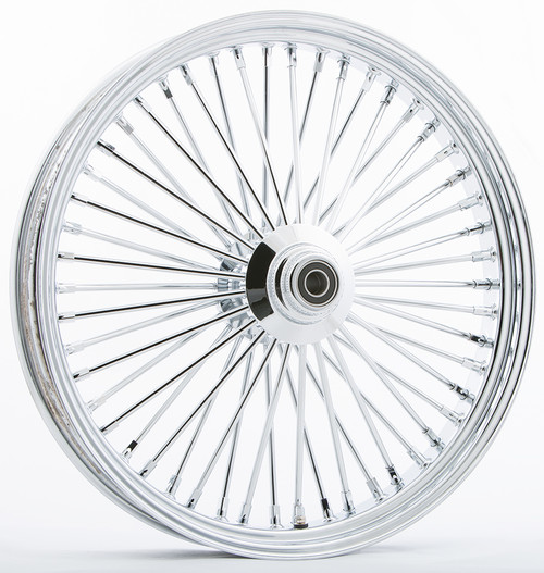 HardDrive 576-04150 Fr 48 Spoke Chrome Wheel with 23x3.5 Inch Wide Hub for Custom Motorcycles