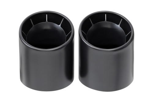Porsche 718 GT4 RS / Spyder RS SOUL Weissach-Style Bolt-On Exhaust Tips - For SOUL Exhaust (3″ inlet) / Matte Black