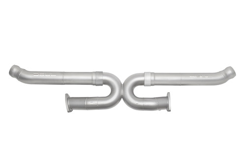 Porsche 993 Carrera SOUL Cat Bypass X-Pipe - Gillet Flange (96-98) / OBD2 (Four O2 Bungs)