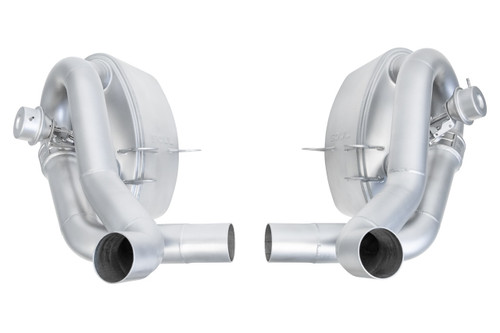 Porsche 996 Carrera 4S SOUL Valved Side Mufflers - Black Chrome