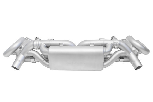 Porsche 991.2 Carrera Base / S (without PSE) Valved Exhaust Package - Polished Chrome