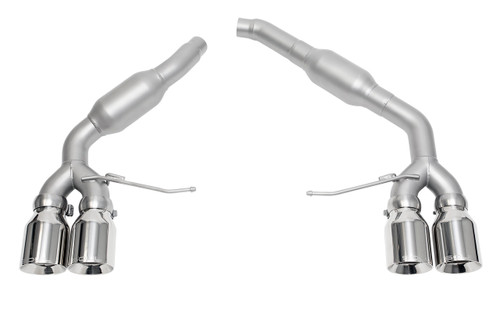 Porsche Macan S / GTS / Turbo SOUL Resonated Muffler Bypass Exhaust - Straight Cut / Matte Black / 2014-2018