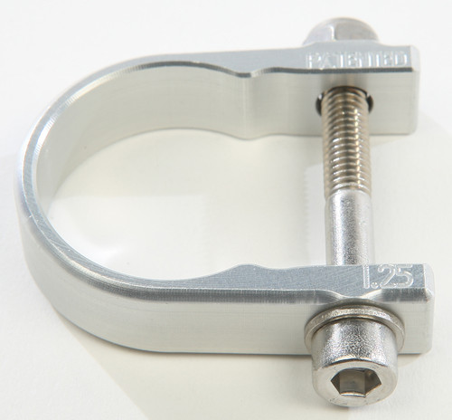 AXIA MODCL1.25-C 1.25-Inch Silver Strap Clamp Mounting Bracket