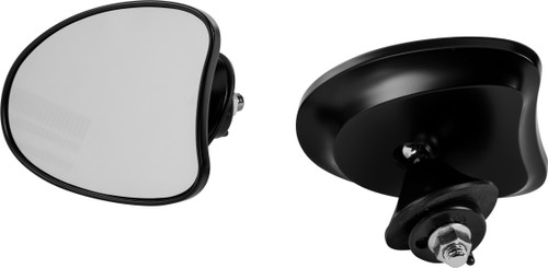 HardDrive Radium Tapered Fairing Mirrors for Harley-Davidson Bat Wing 2014+ – Black