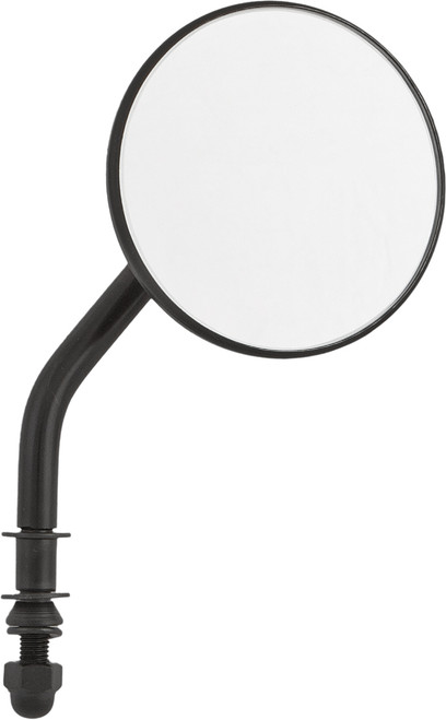 HardDrive 3-inch Round Mirror with 4-inch Stem in Black – Part Number 18-024BK
