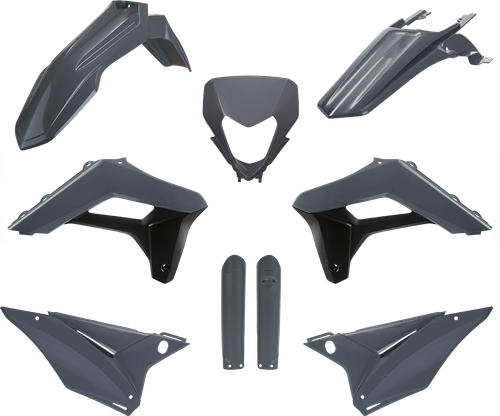 POLISPORT Plastic Kit Nardo Grey OE for Off-Road Vehicles - Part No. 91380