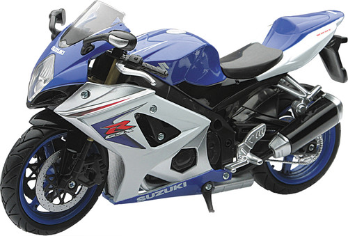NEW-RAY 1:12 Scale Suzuki GSX R1000 Blue Super Sport Bike Replica - Part 57003A