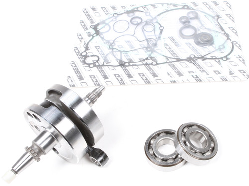 Wiseco WPC142 Bottom End Kit for Suzuki Engines with Premium Bearings and Gasket Set