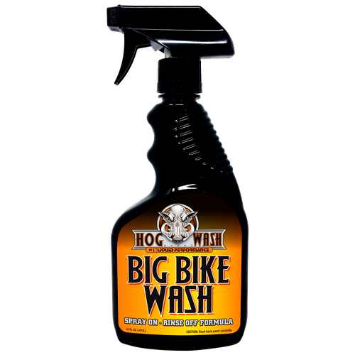 HOG WASH Big Bike Wash 16oz - Effective Motorcycle Cleaner for All Surfaces
