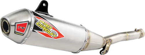PRO CIRCUIT T-6 Stainless Steel Slip-On Exhaust System with Removable Spark Arrestor