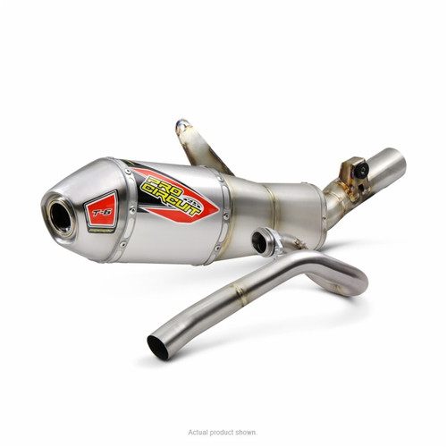 PRO CIRCUIT T-6 Stainless Steel Exhaust System Part 0112145G for Off-Road and Closed Course Riding