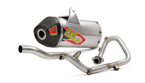 PRO CIRCUIT T6 Exhaust for Yamaha - Part 0132012F | Durable Stainless Steel Slip-On Silencer