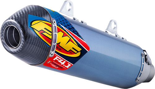 FMF Factory 4.1 RCT Slip-On Exhaust with Carbon Endcap for Enhanced Performance