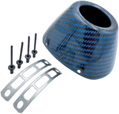 FMF Carbon Cap 4.1 New Style Blue Carbon for Enhanced Performance