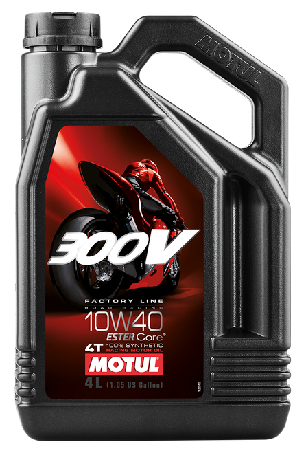 Motul 300V Competition Synthetic Oil 10W-40 for 4-Stroke Engines – Part Number 104121
