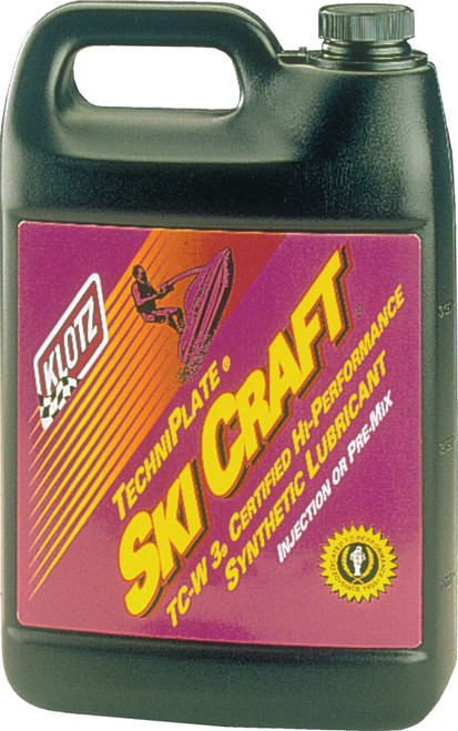 Klotz TC W3 Skicraft Techniplate 1-Gallon Oil for High-Performance 2-Cycle Watercraft Engines