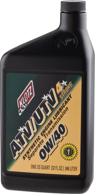 KLOTZ ATV/UTV Synthetic Engine Oil 32oz - Ideal for Polaris® 4-Stroke Vehicles