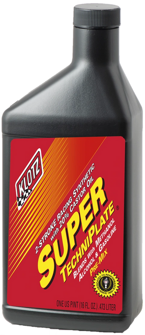 Klotz Super Techniplate 16oz - High-Performance Synthetic Racing Lubricant for Power Valve Engines