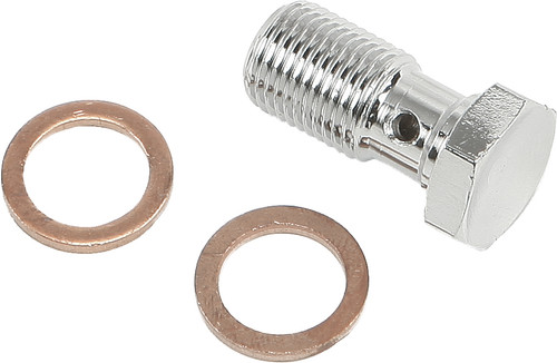 Goodridge P775-44CH Chrome Banjo Bolt 7/16-24 for Automotive Disc Brakes