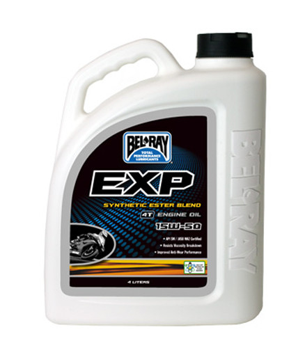 BEL-RAY Exp Semi Syn Ester Oil 15W-50 Engine Oil, 4 Liters